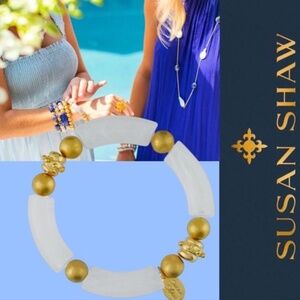 Susan Shaw White Charleston Bracelet 2560